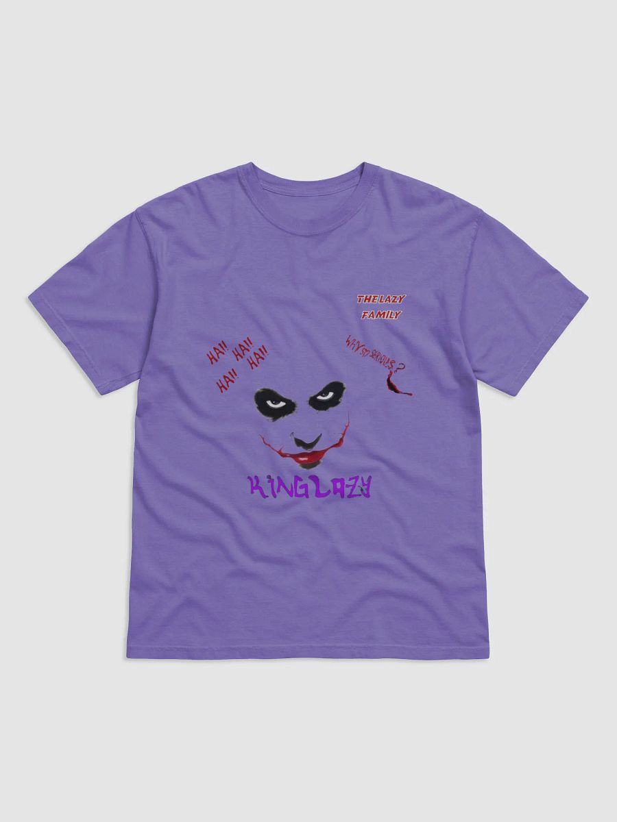 KingLazy purple t-shirt product image (1)