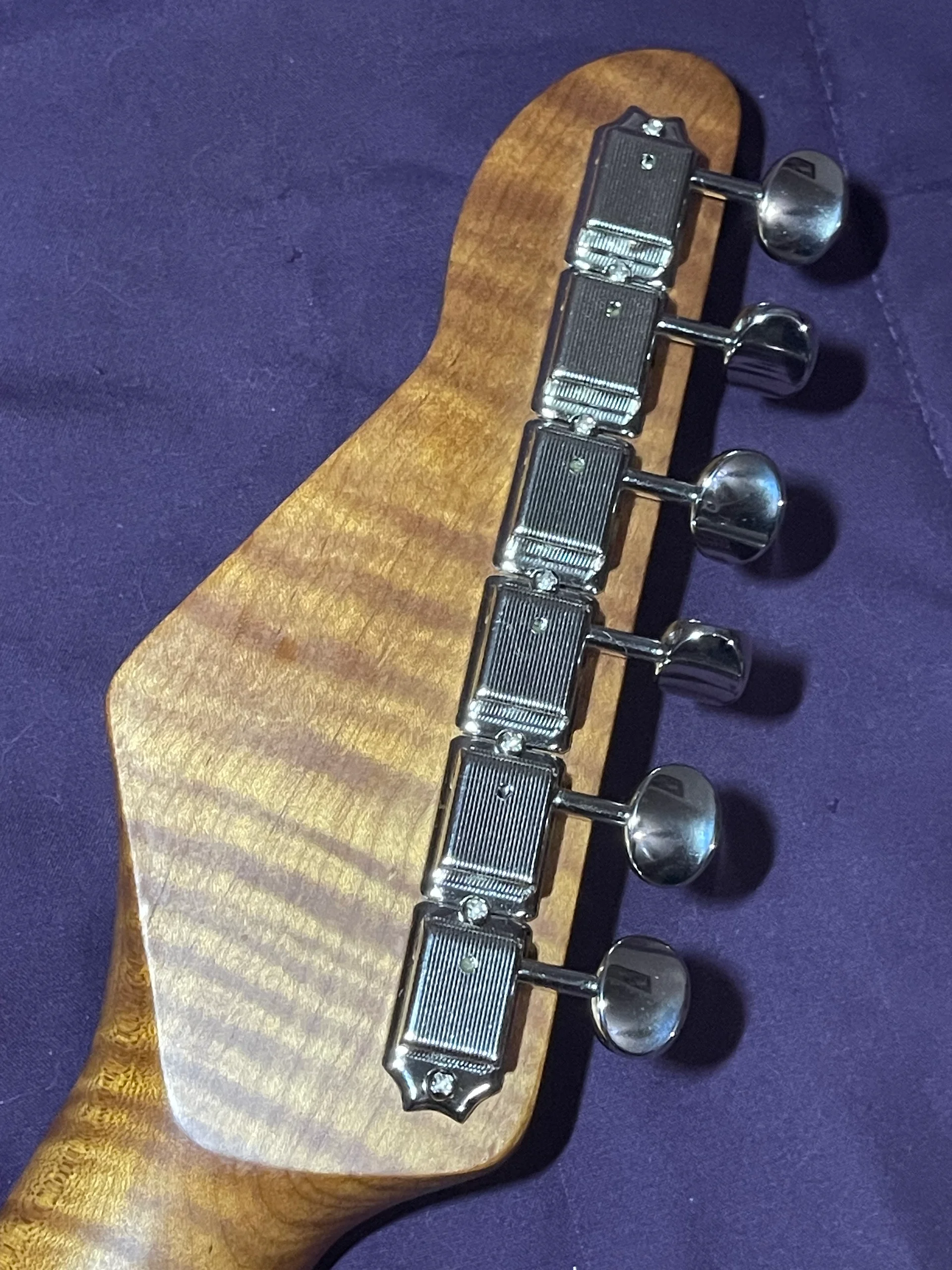 GD Guitars Super S – Gold over Purple Metallic Spray-over Prototype - Player’s Concept Strat-Style product image (8)