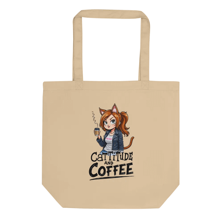 Cat-Titude Eco Tote: Feline Fashion Statement product image (1)