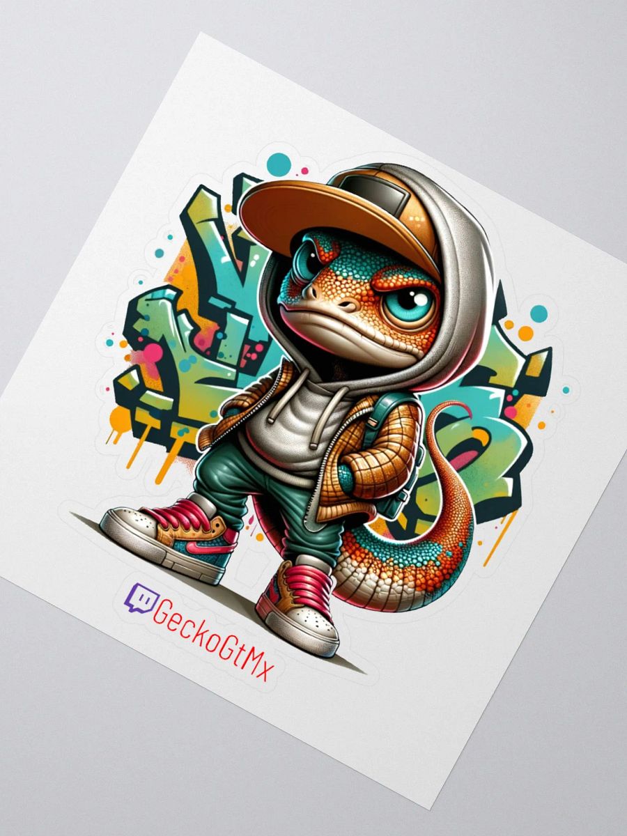 Graffiti Gecko Kiss Cut Stickers product image (5)