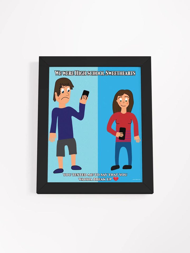 High School Sweethearts Special Design Framed 8x10 Matte Poster product image (1)