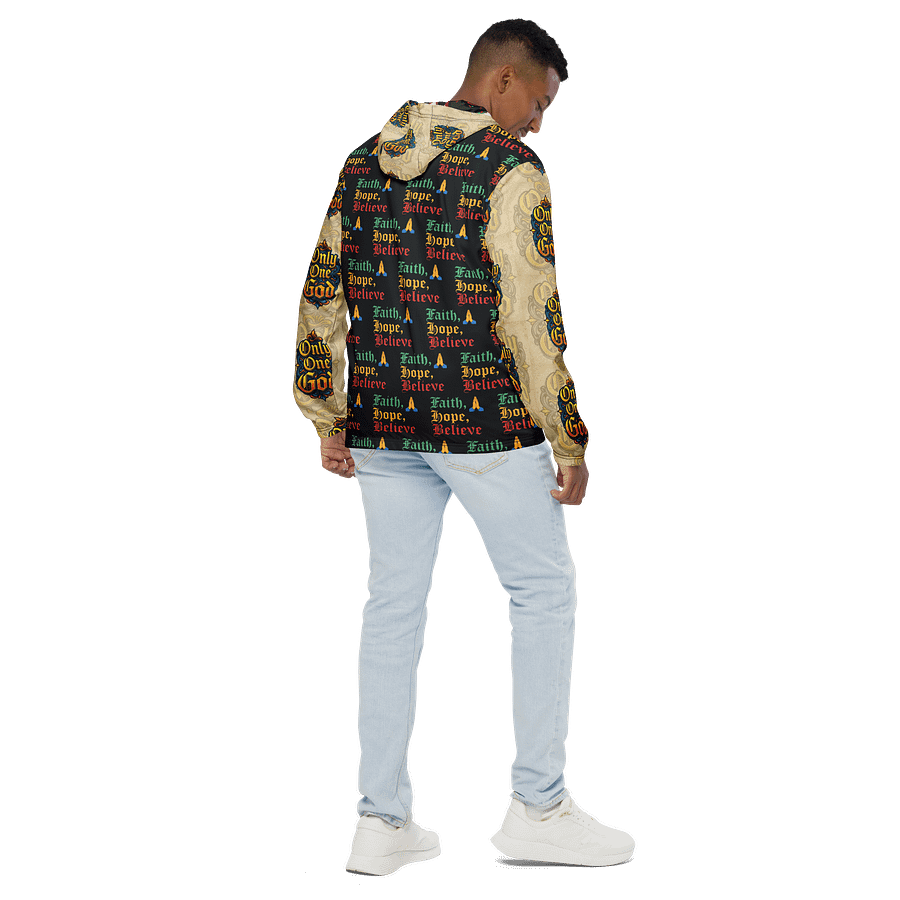 Da Culture Only One God & Faith Hope Believe Unisex Windbreaker Jacket "HOT" For Back To School product image (4)