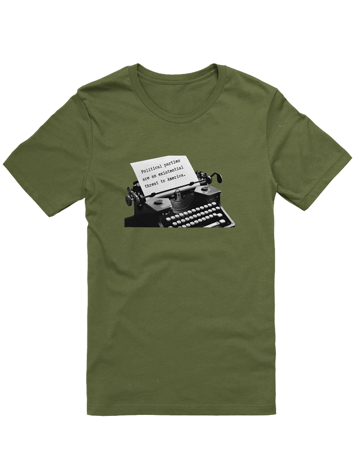 Existential Threat Typewriter T-Shirt product image (2)