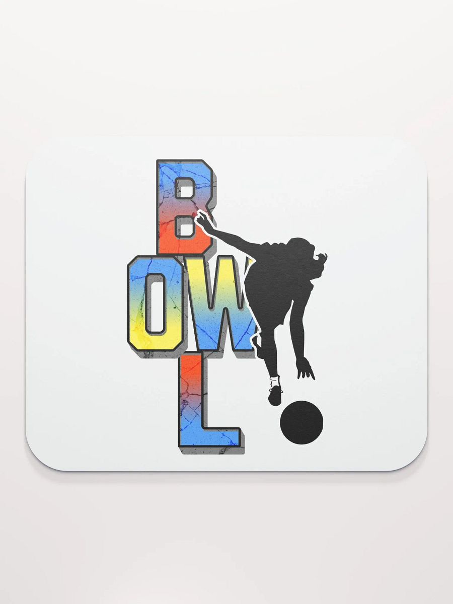 Bowl Woman Strike 'em All Mouse Pad product image (1)