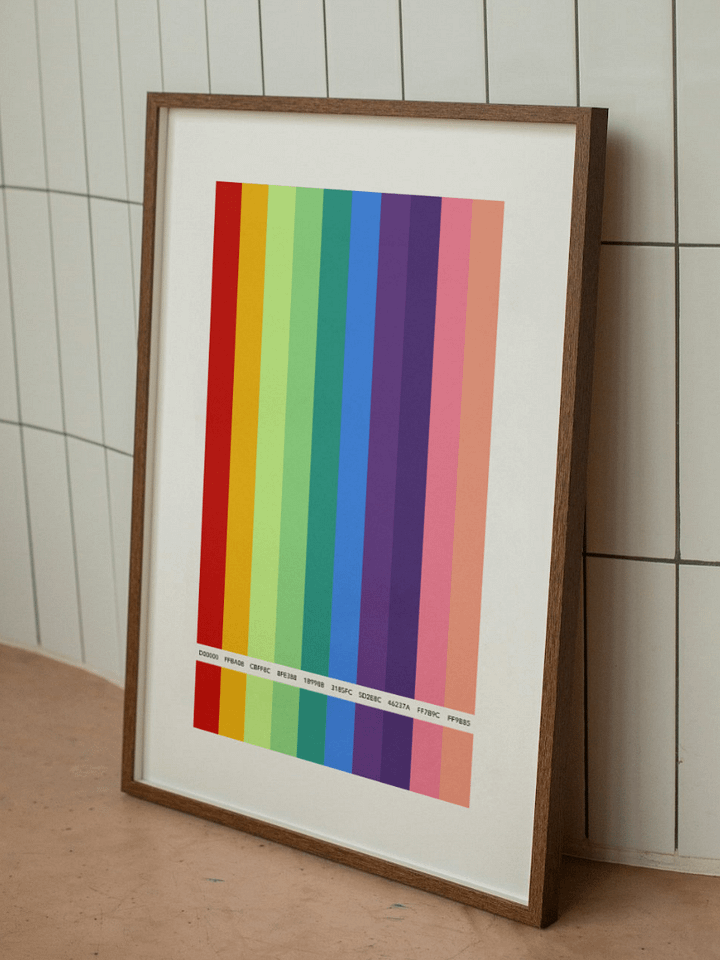 COLOR PALETTE 011 • WALLART DECOR product image (1)