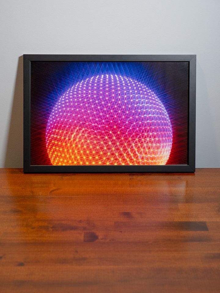 Starburst Spaceship Framed Premium Luster Print product image (2)