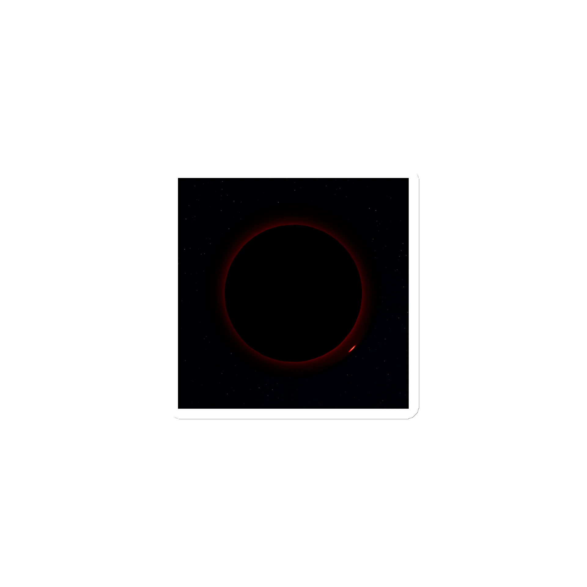 A Course in General Relativity Die-Cut Magnet product image (1)