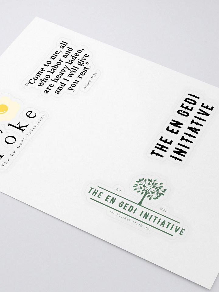 The En Gedi Initiative Sticker Pack product image (2)