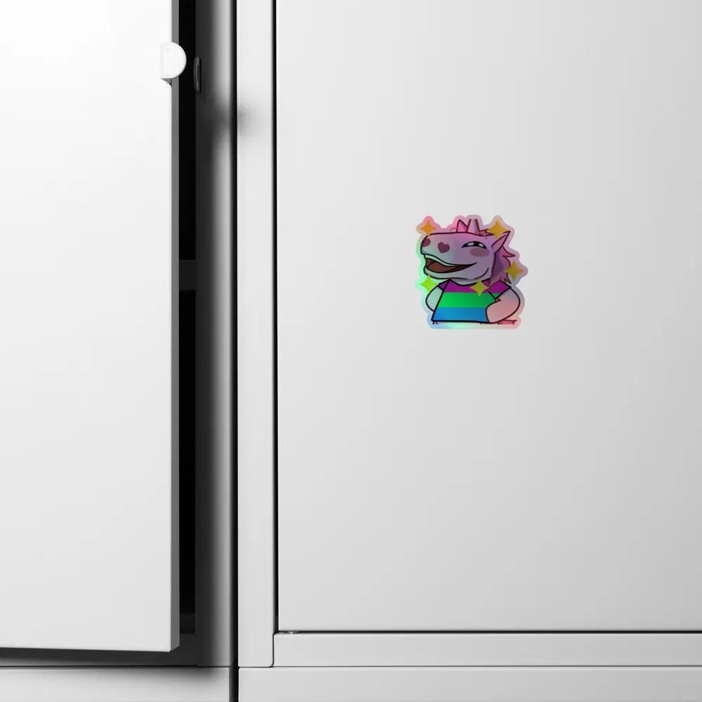 POLY Pride Holographic Sticker product image (6)