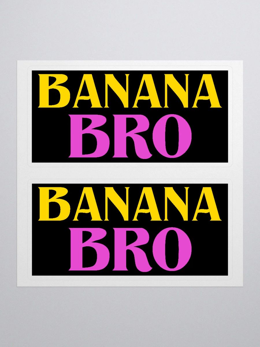 Banana Bro 2x stickers product image (2)