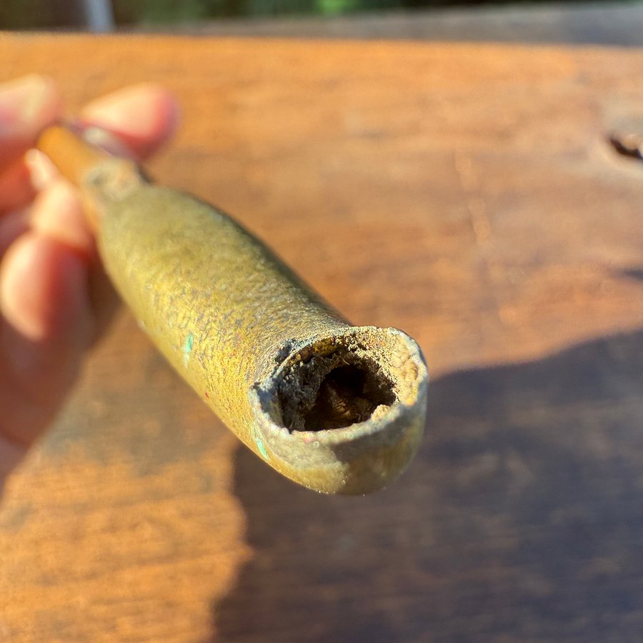 🎎 Japanese Kiseru Smoking Pipe – Early Showa Era with Burned Bowl and Bonus Bowl Head – Japan Antique Roadshow product image (6)