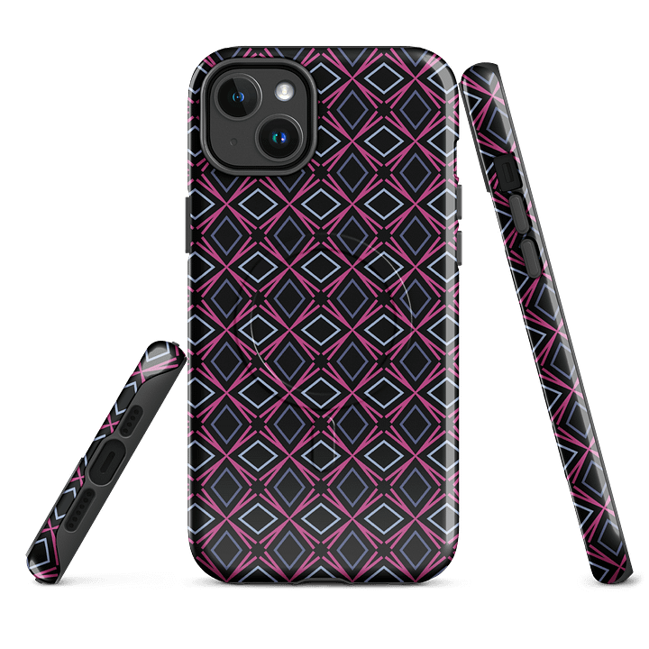 Geometric Illusion Pattern Magsafe Tough Case for iPhone product image (1)