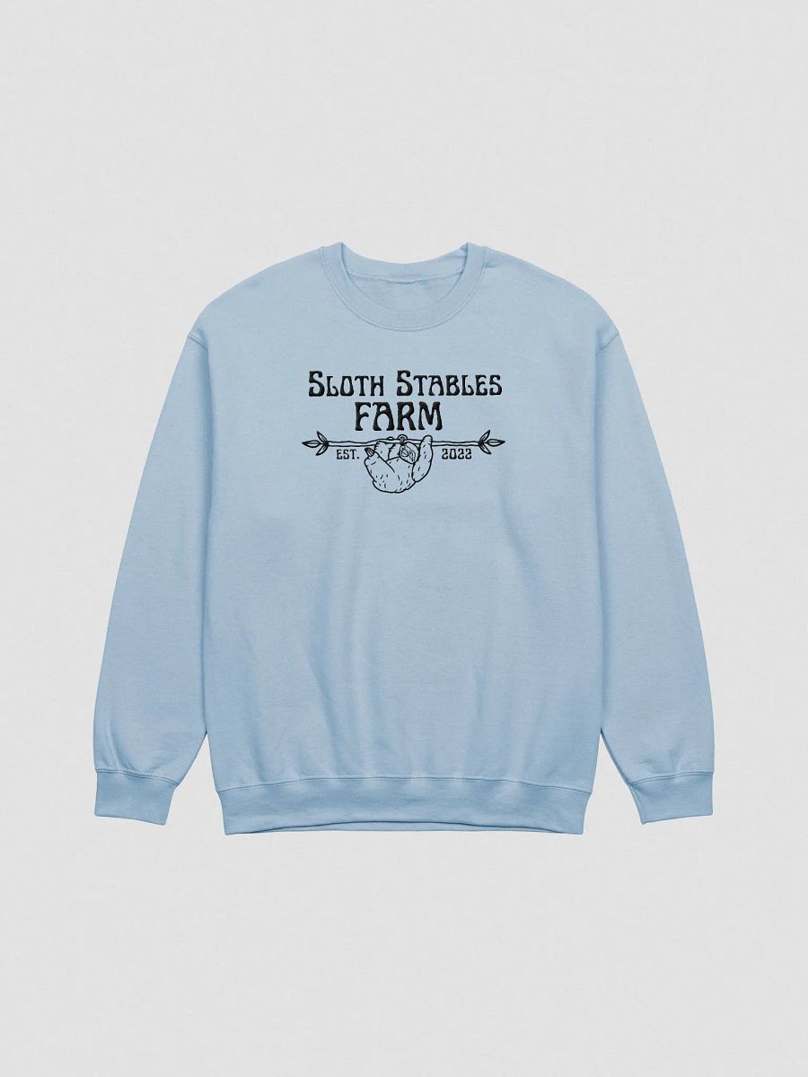 Sloth Stables Farm Sweatshirt - Black Embroidery product image (2)