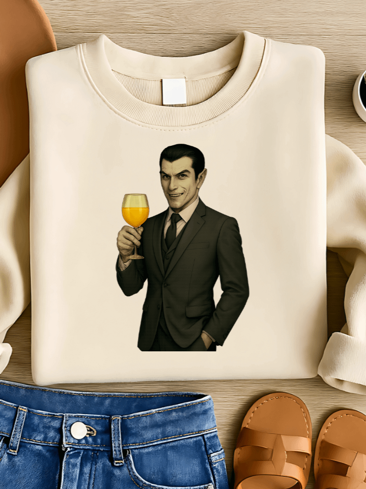 Modern Vampire Gentleman Sublimation PNG – Elegant Halloween Clipart for T-Shirts – Stylish Fangs & Gothic Charm – 300 DPI Instant Digital Download product image (1)