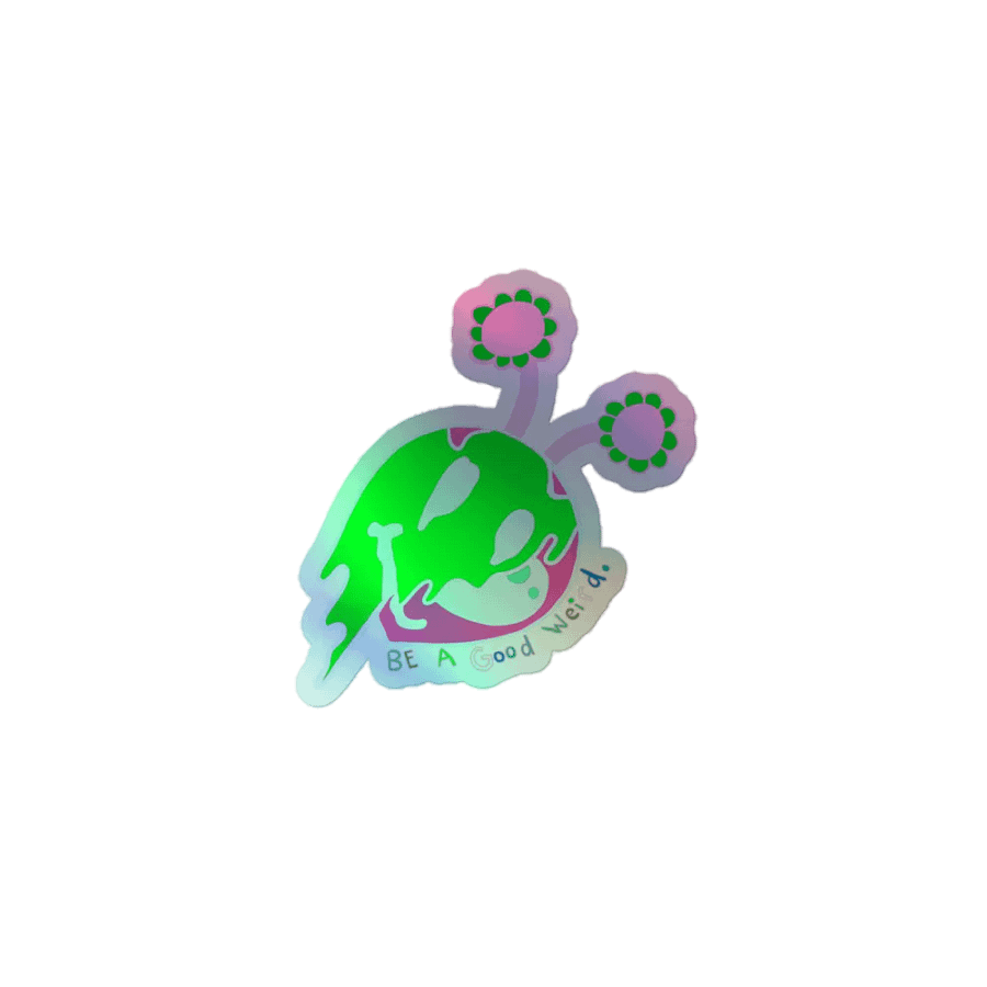Good Weird Chrome Sticker product image (1)
