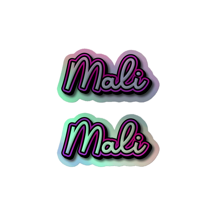 Mali Holographic Sticker Sheet product image (2)