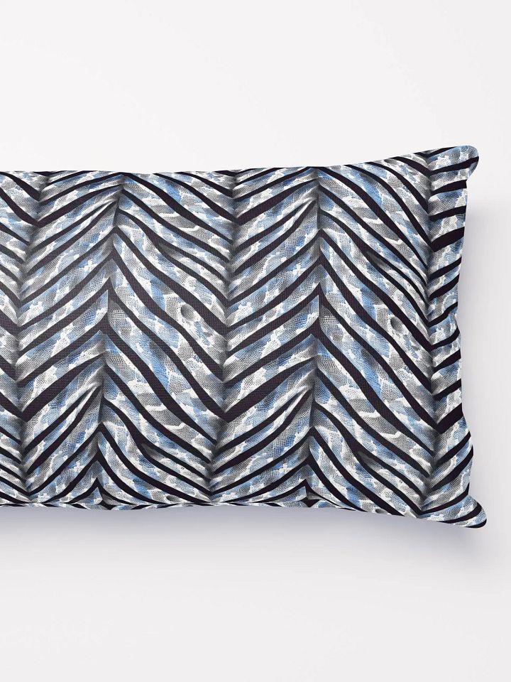 Blue Grey Snake Skin Pillow product image (4)