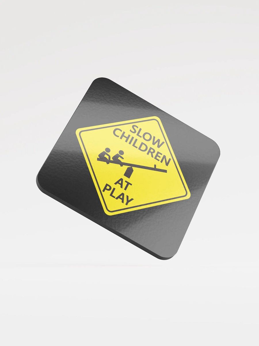 SLOW | Glossed Cork Coaster product image (1)