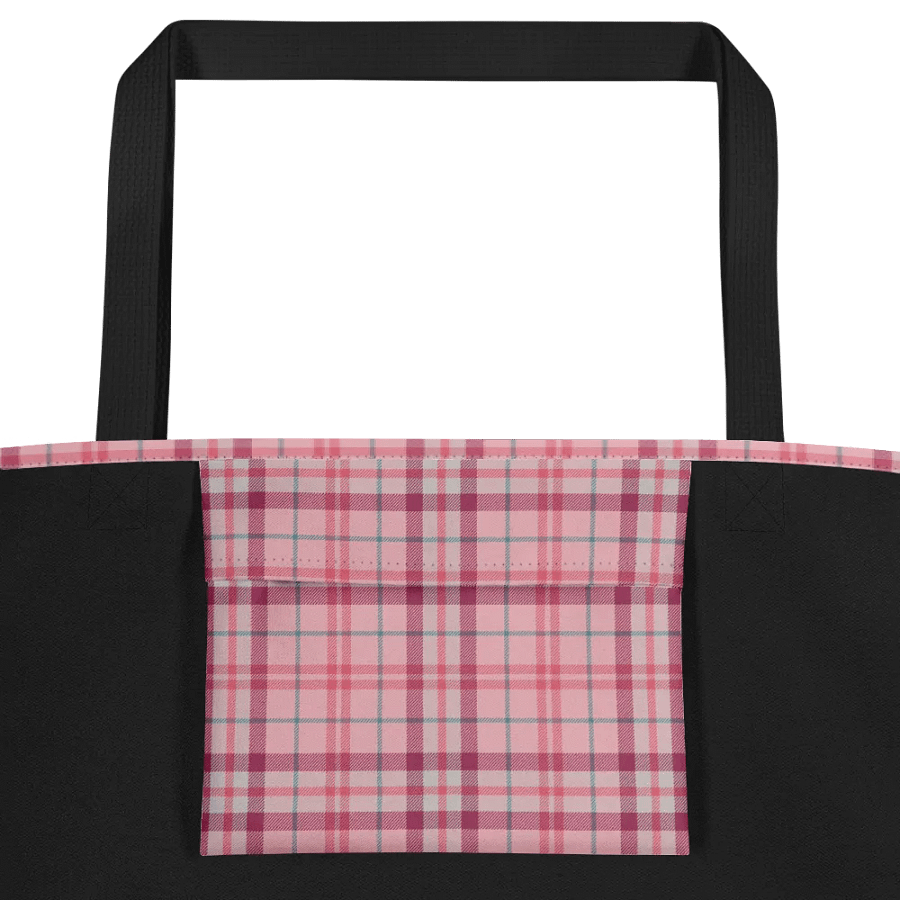 Valentine Plaid Tote Bag product image (7)