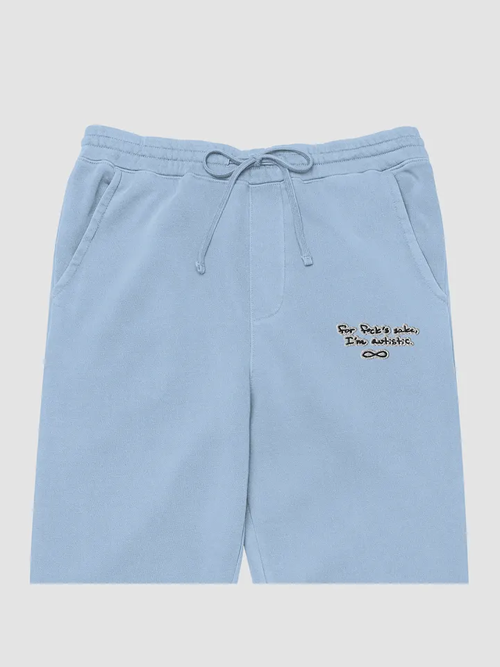 FFS, I'm autistic. embroidered pigment sweatpants (bubble design) product image (1)