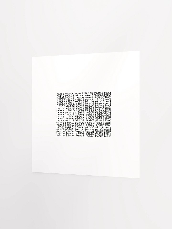 Peace 2 panel card print product image (3)