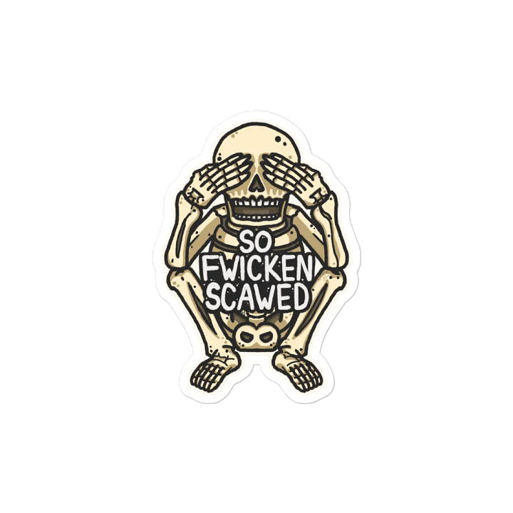 So Fwicken Scared Magnet product image (2)