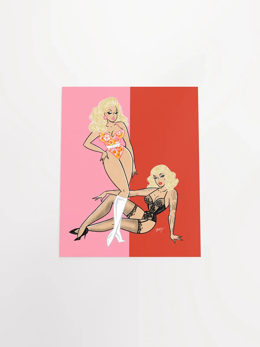 Trixie and Katya art print product image (4)