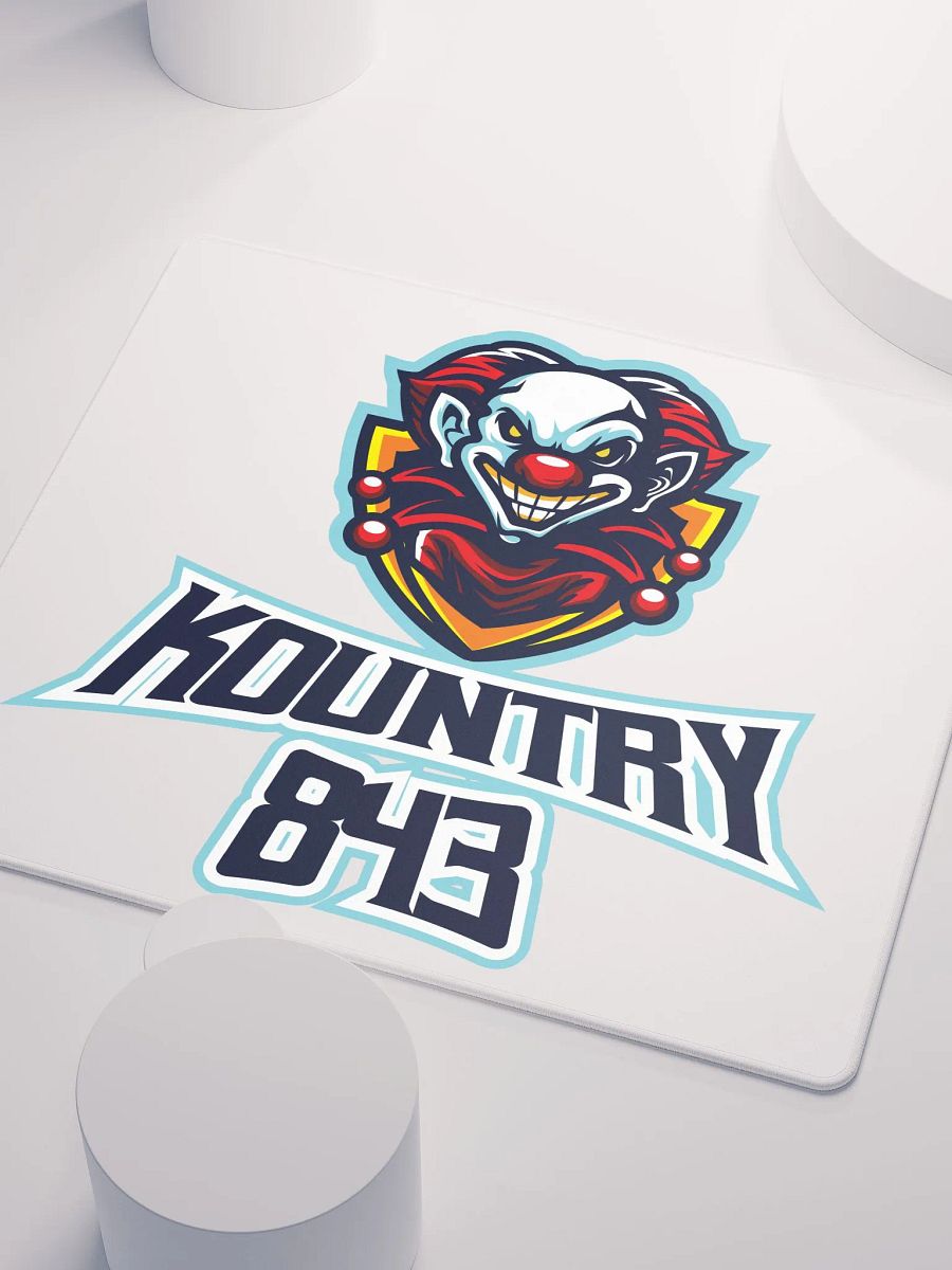 Sinister Clown Logo Gaming Mouse Pad product image (5)