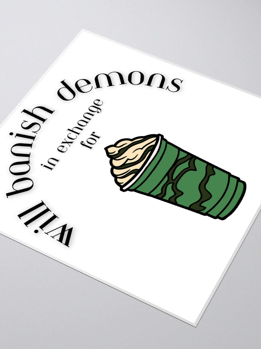 Double-shot peppermint frappe sticker product image (7)