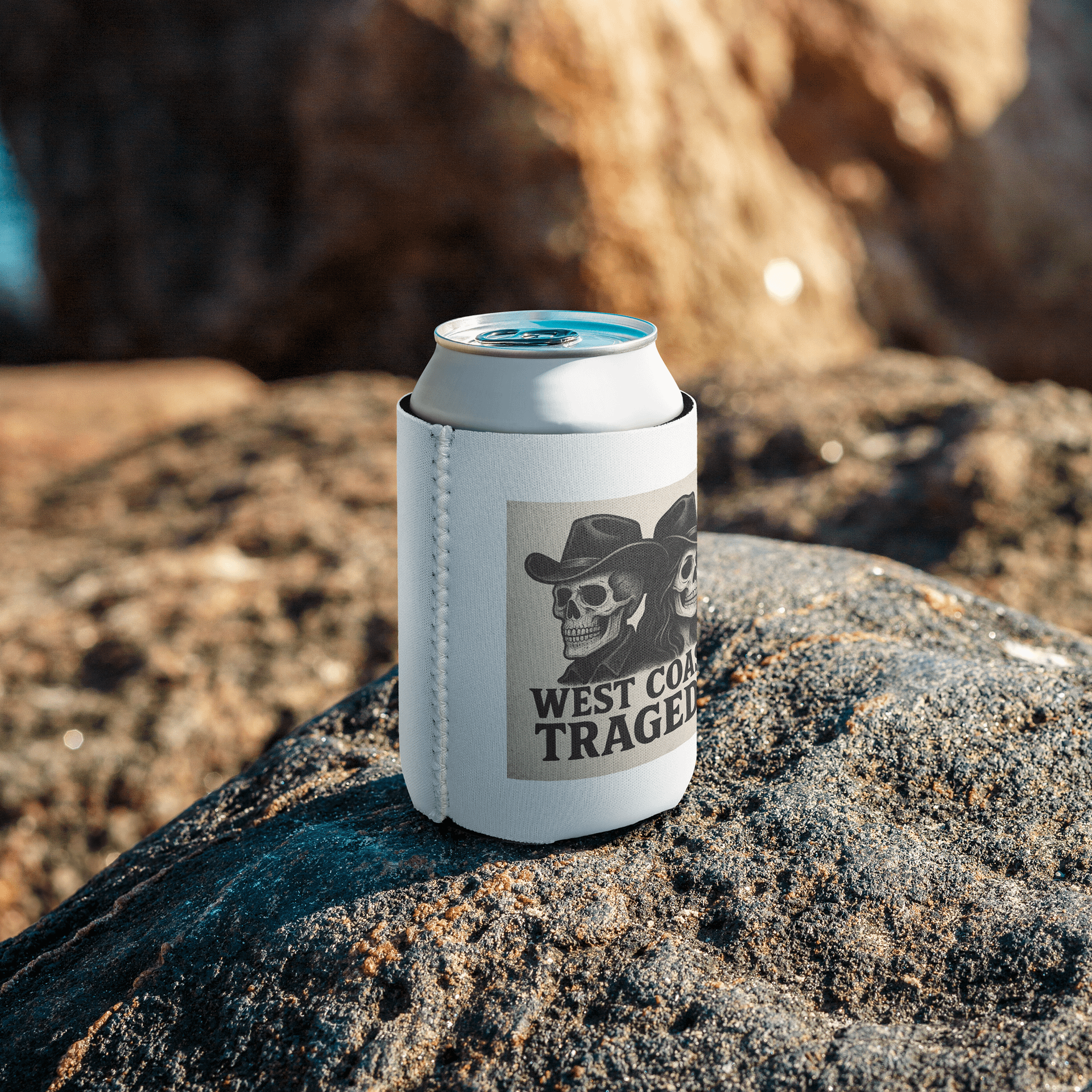 West Coast Tragedy Cowboy Skull Can Cooler product image (7)
