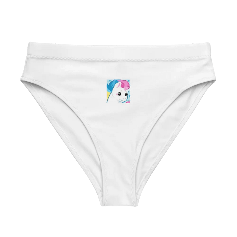 King_armani00 All-Over Print Recycled High Waisted Bikini Bottom product image (1)