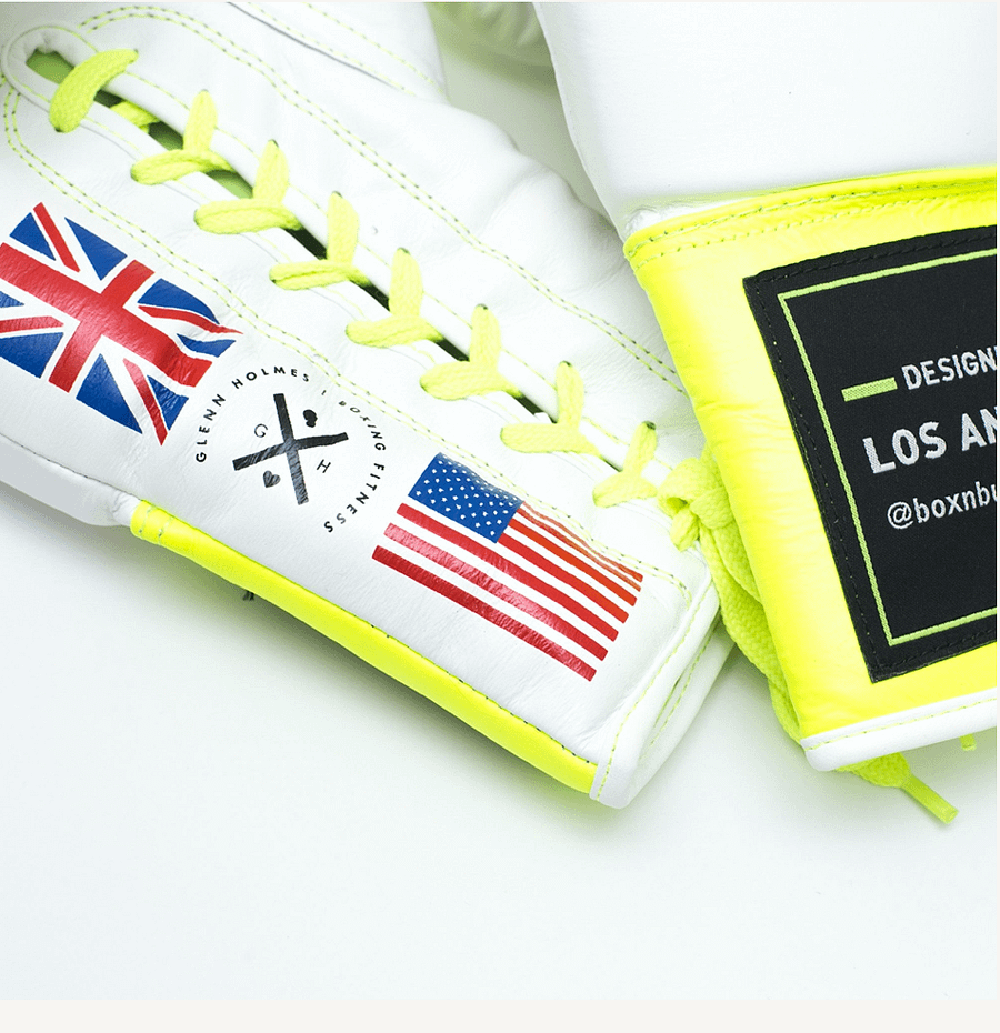 Pro Fight/Training Gloves - UK & USA Flag design product image (2)