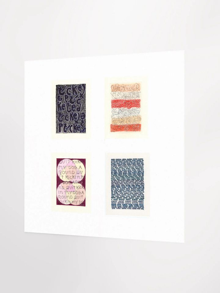 Build Your Own Four Panel Card Art (vertical orientation) product image (1)