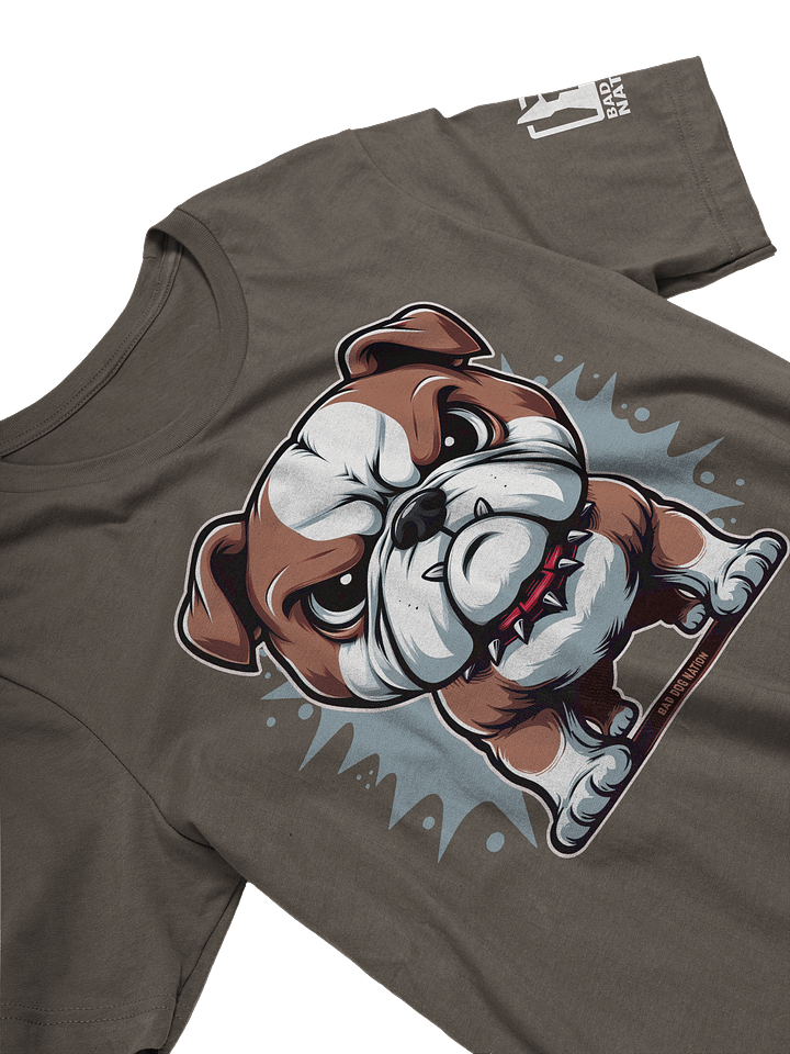 Bulldog "Bert" Angry Pup - Premium Unisex T-shirt product image (6)