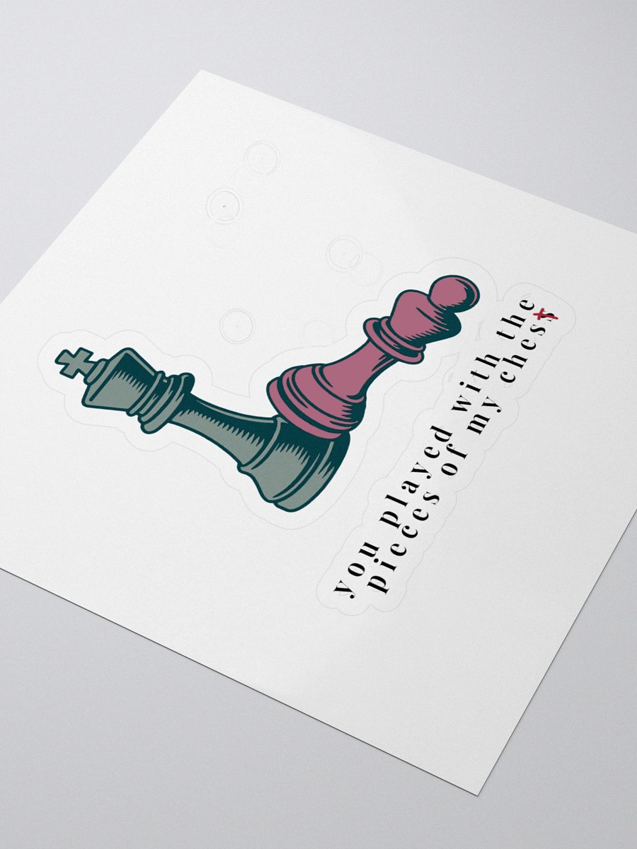 Checkmate Collection: King and Pawn Kiss Cut Stickers product image (3)