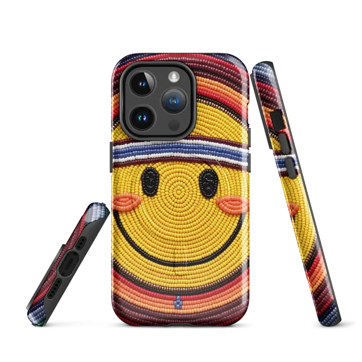 Native Smiley Face Faux-Beaded iPhone® Case product image (3)
