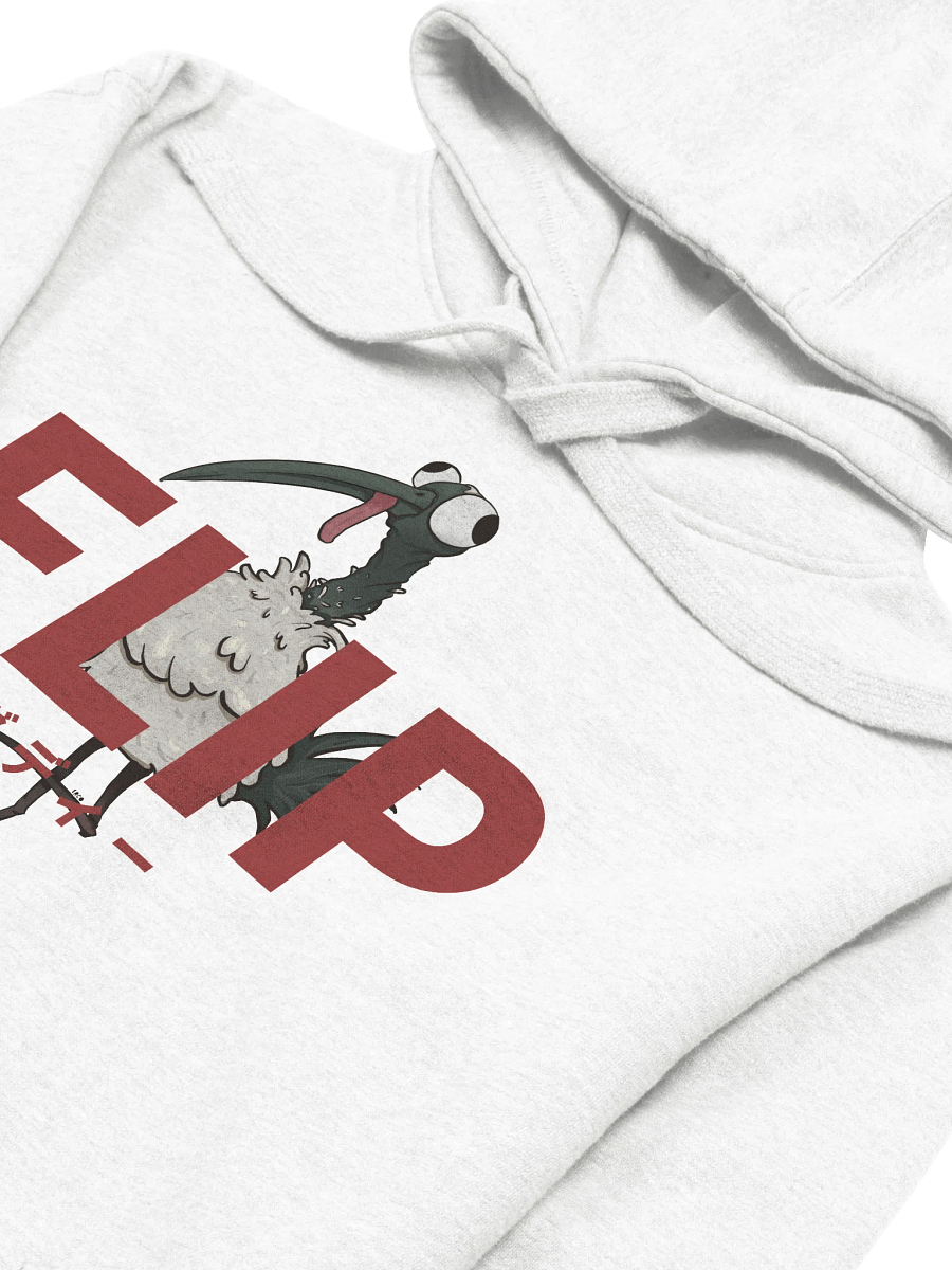 Flip & Bin Chicken Hoodie (Red Text) product image (17)