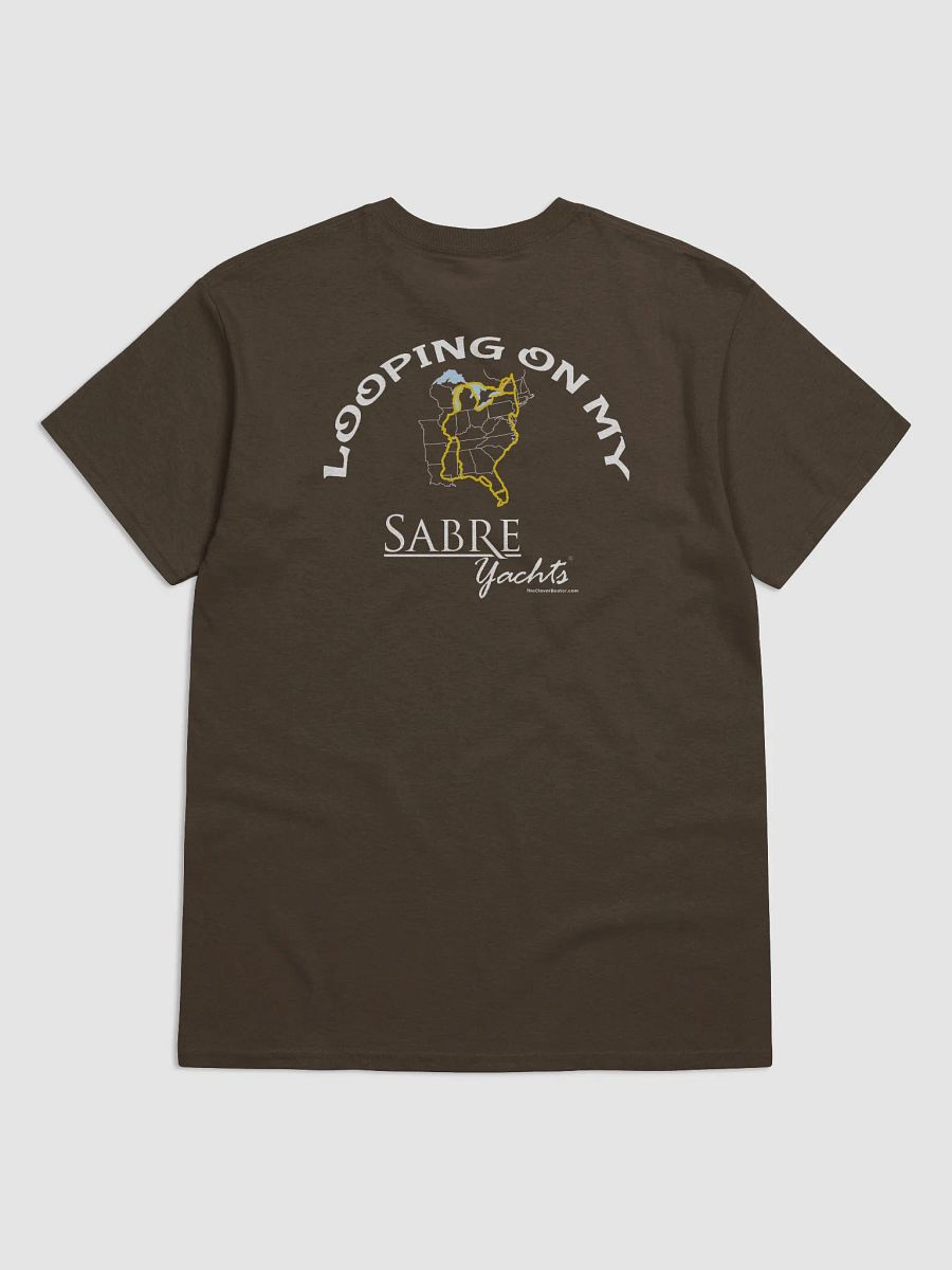 Looping On My Sabre - T-Shirt - Dark Shirt w/White Logo product image (1)