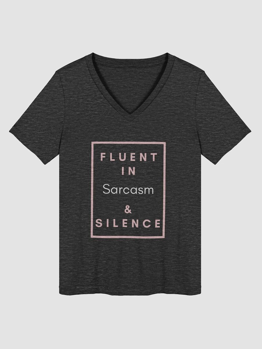 Sarcastic Silence V-Neck Tee product image (1)