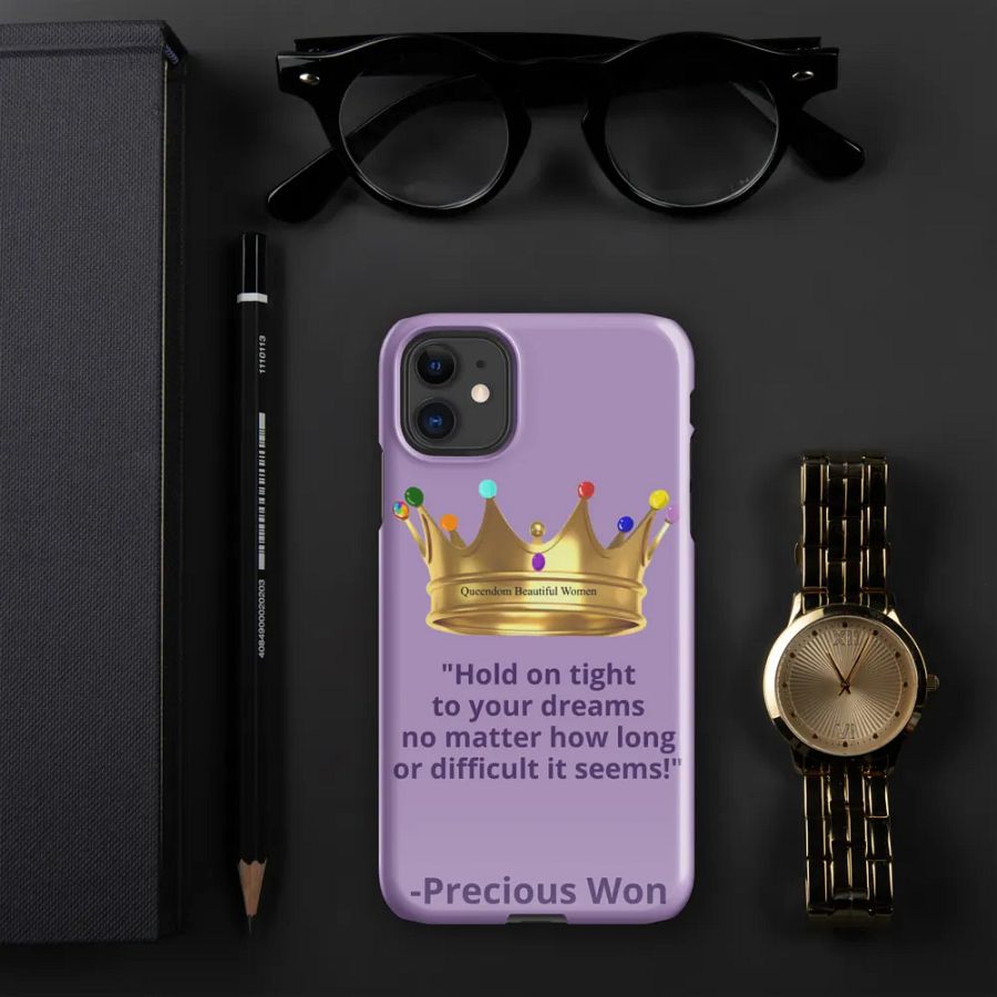 Queendom Beautiful Women iPhone® Snap Case (Lavender/Alexandrite) product image (6)