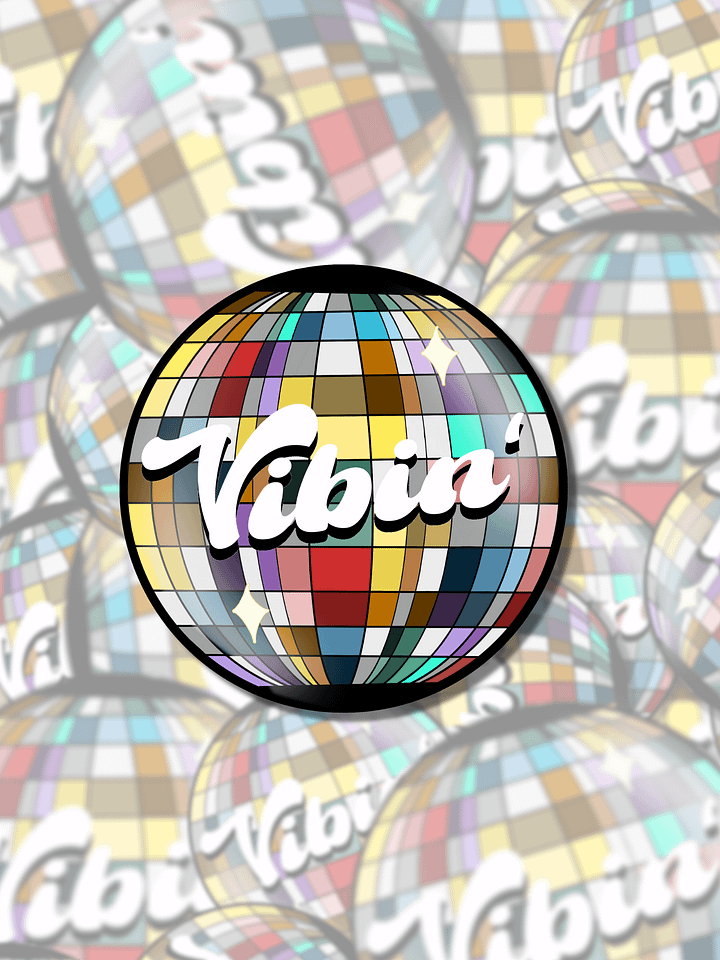 Vibin Disco Ball Sticker product image (1)