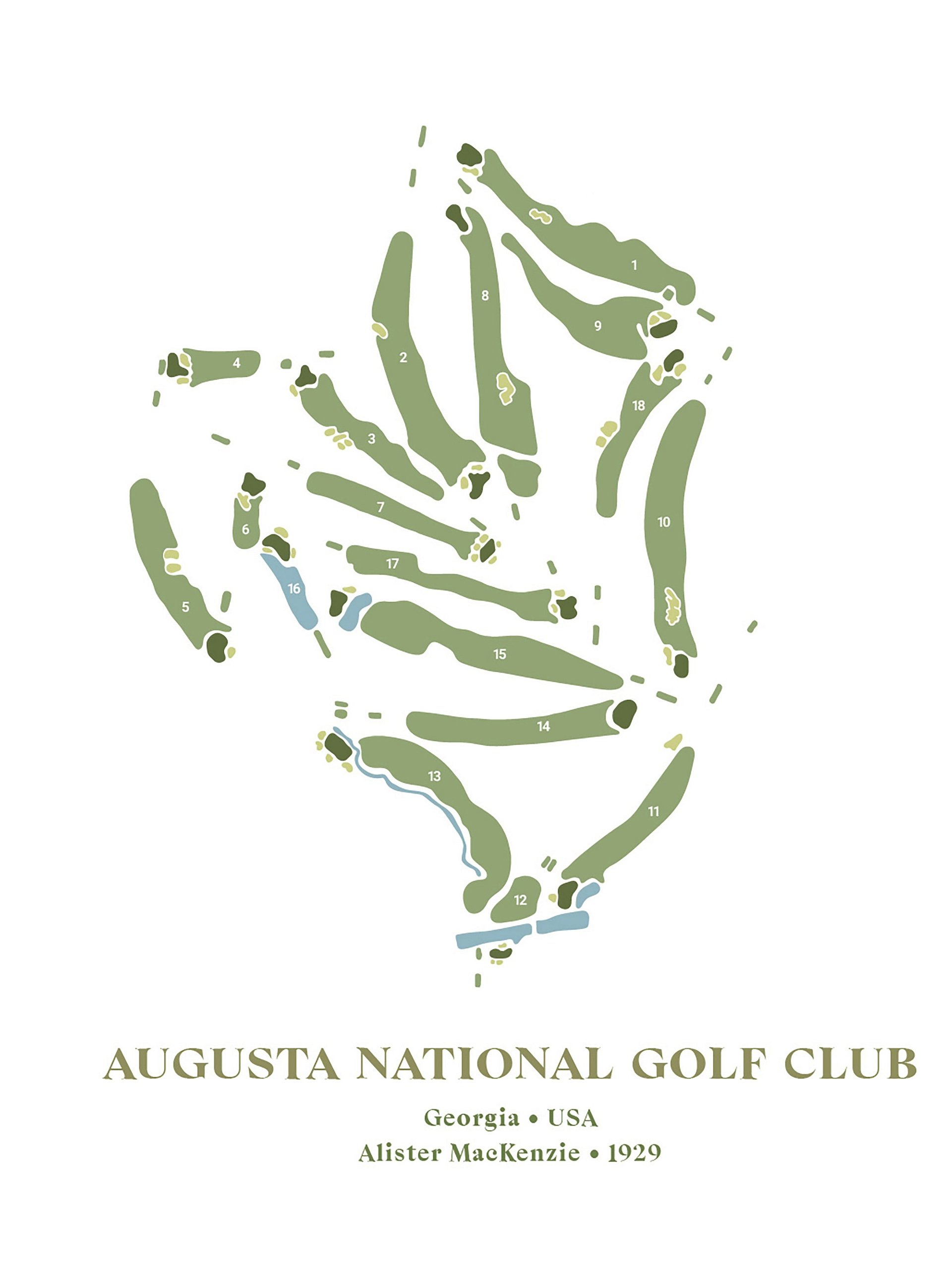 Augusta National Wall Print product image (1)