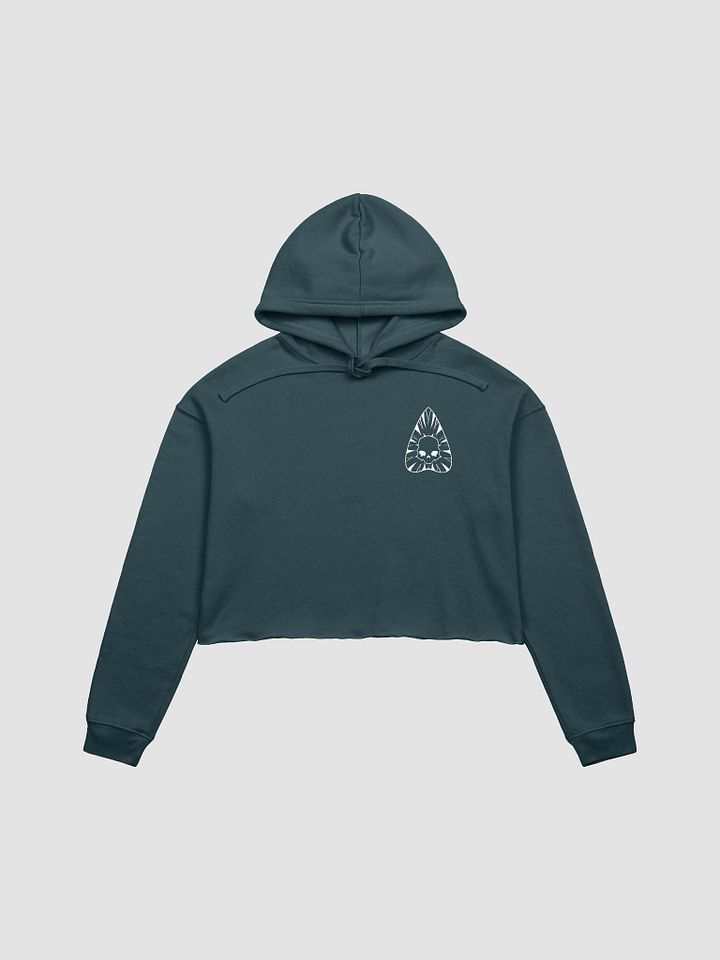 Revchette Front and Back White Logo - Cropped Sweatshirt product image (1)