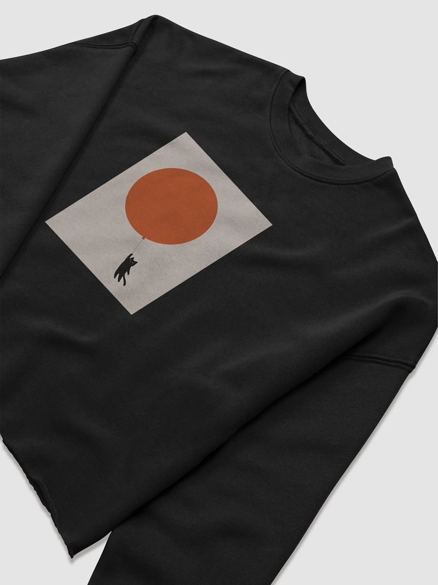 Boho Style Cat and Balloon Crop Sweatshirt product image (25)