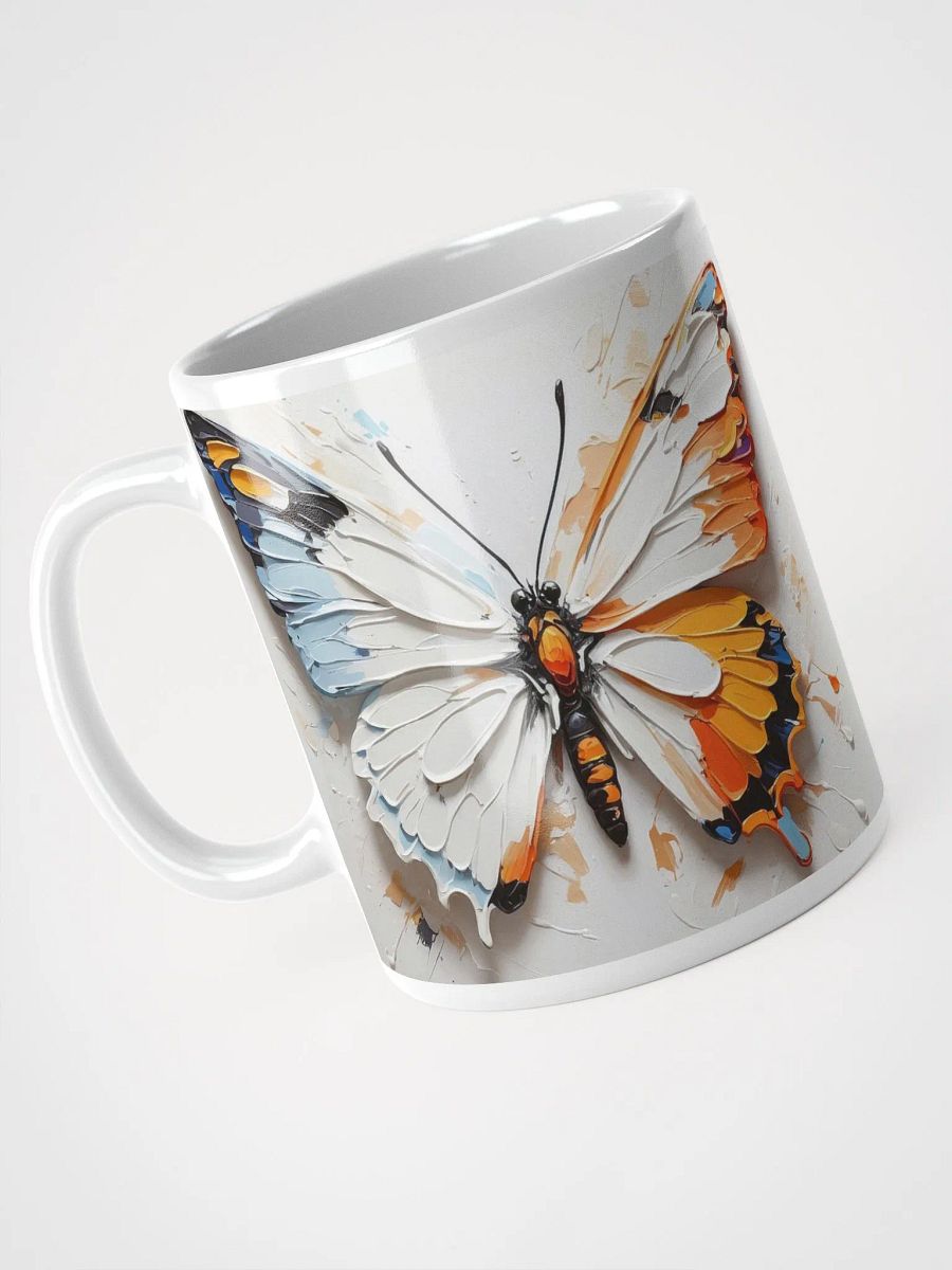 Radiant Butterfly White Glossy Mug product image (2)