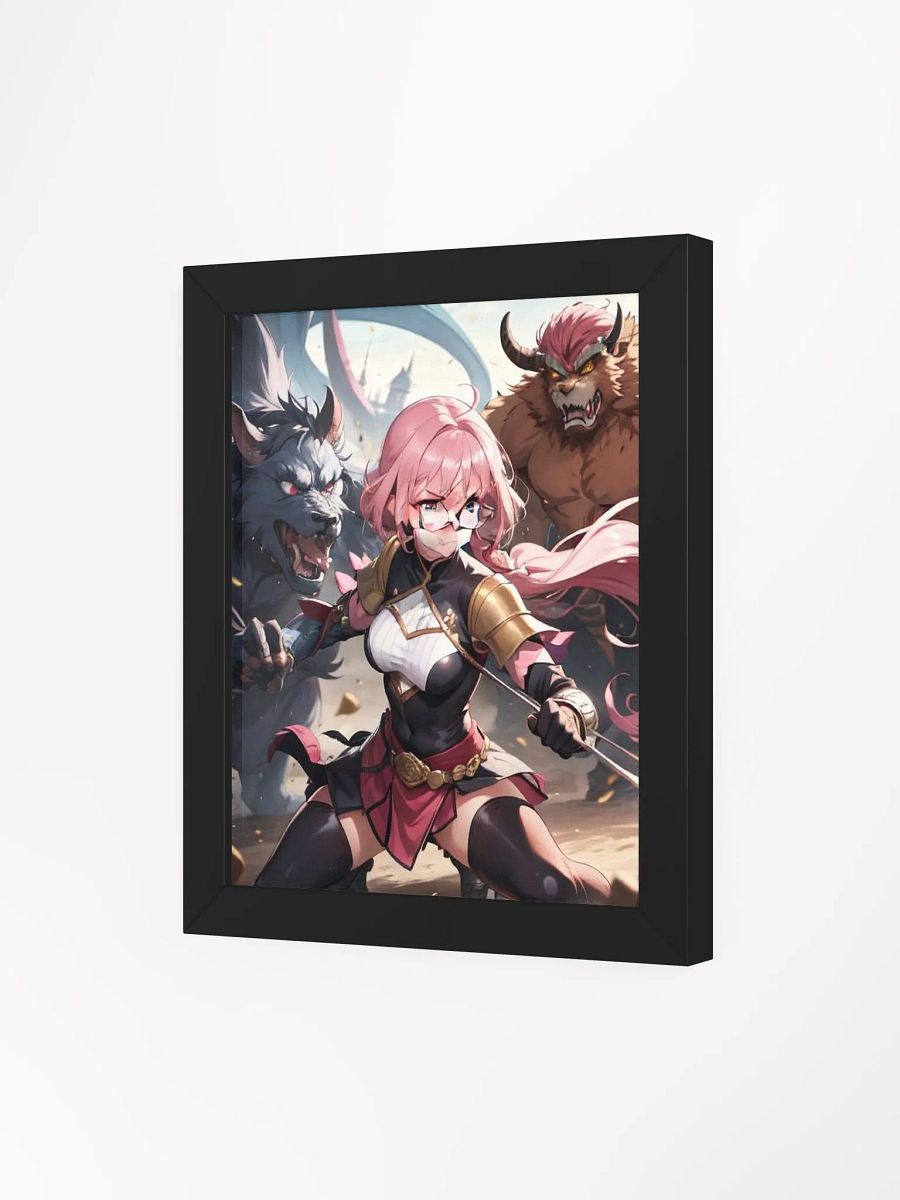 Pink K Warrior Poster w/ Frame product image (3)