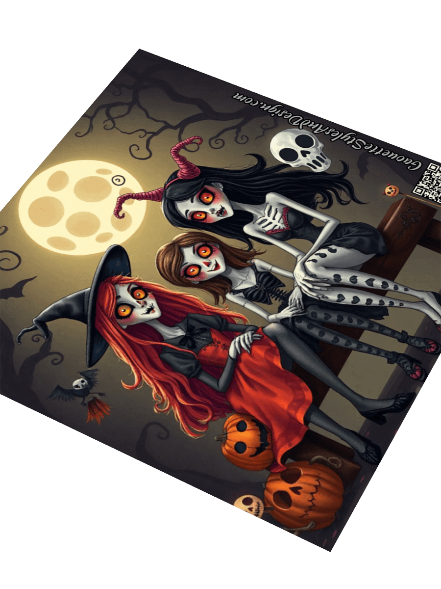 Whimsical Trio Kiss Cut Stickers product image (12)