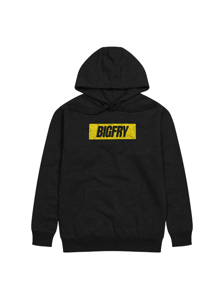 BIGFRY™ | TOPOGRAPHY HOODIE (BLACK) product image (1)