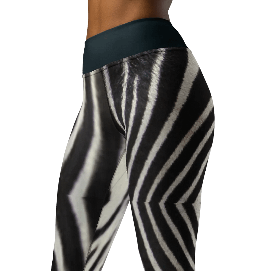 Zebra Stripes Pattern | All-Over Print Yoga Leggings product image (3)