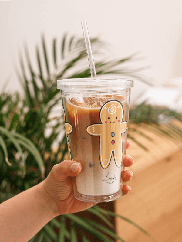 VASO RESISTENTE DE PLÁSTICO GALLETA NAVIDAD product image (5)